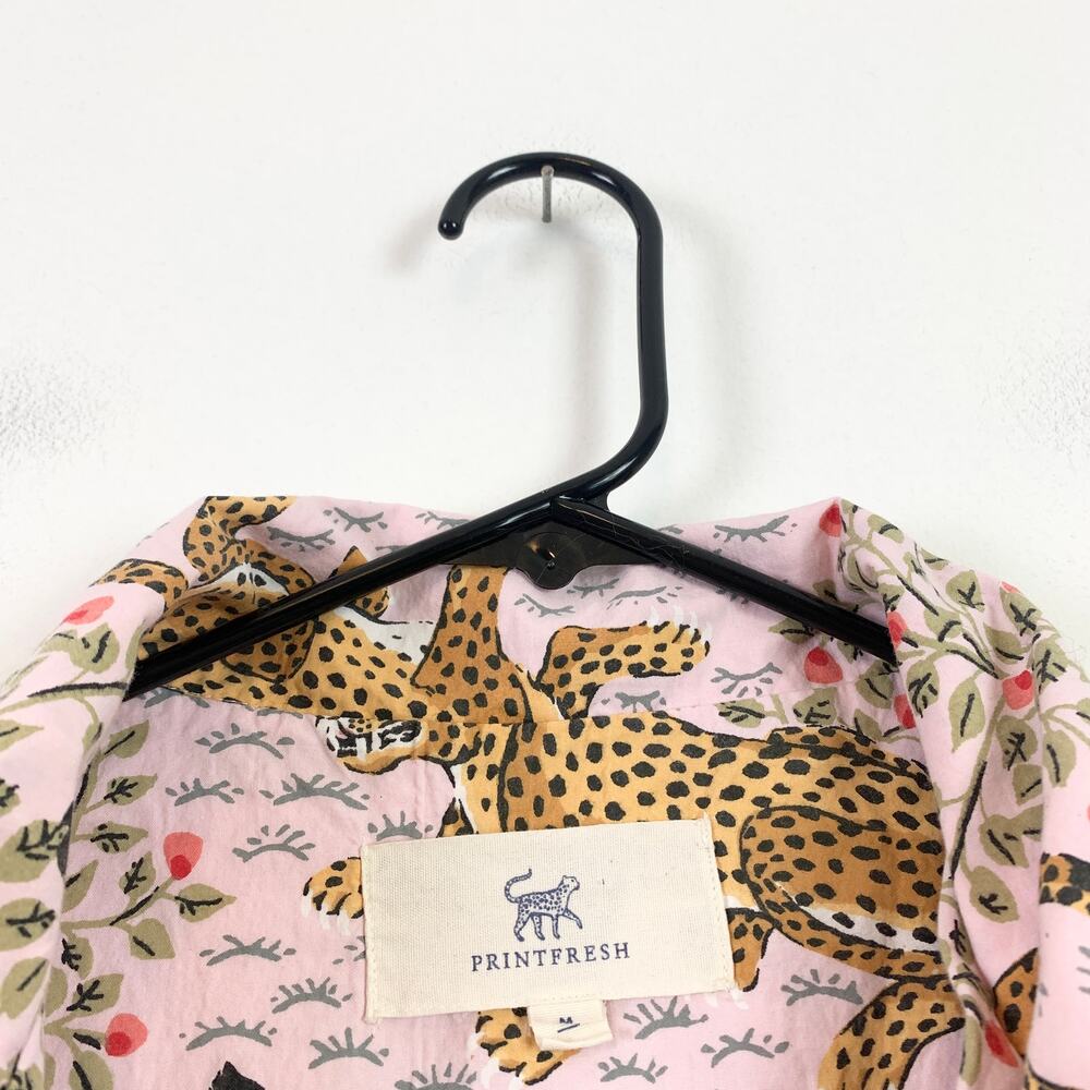 Printfresh Leopard Print Pajama Set In White And … - image 6